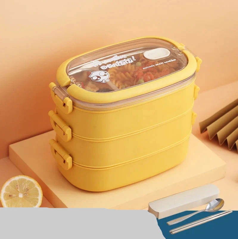 EMESA HOME Multi-Layer Bento Box: Stylish and functional, ideal for organizing and carrying lunch with a compact, efficient design. - Emesa Home