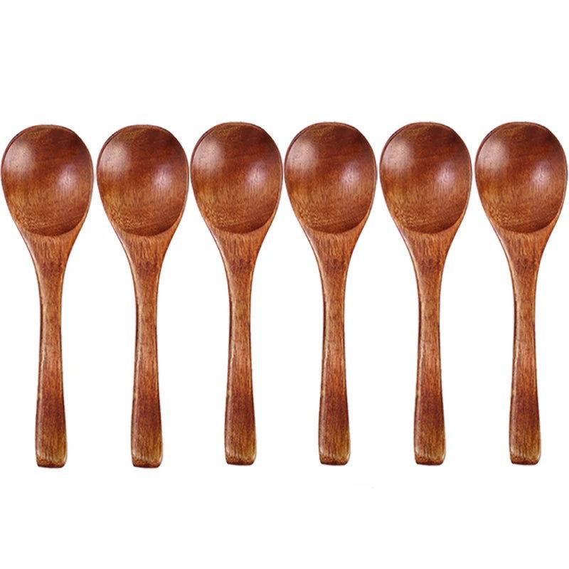 EMESA HOME Natural Wood Kitchen Spoons - Emesa Home