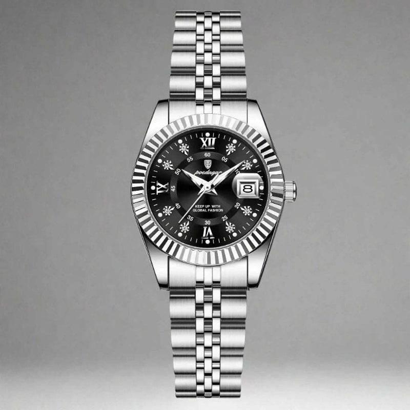 EMESA HOME Luxury Elegant Watch for Women Waterproof Luminous Date Ladies Watch Stainless Steel Quartz Women's Watches - EMESA HOME™