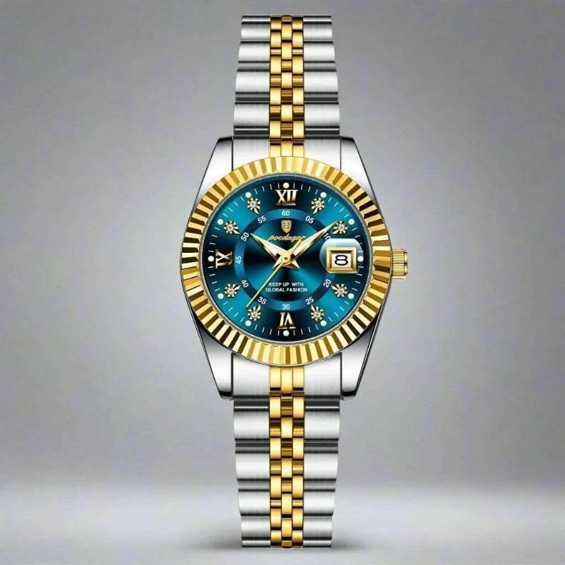 EMESA HOME Luxury Elegant Watch for Women Waterproof Luminous Date Ladies Watch Stainless Steel Quartz Women's Watches - EMESA HOME™