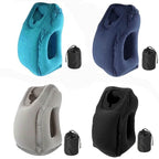 EMESA HOME PVC Inflatable Air Travel Pillow: Portable Neck Support for Airplane, Car, and Office Rest. - EMESA HOME™