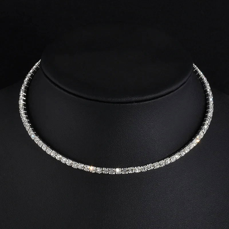 EMESA HOME Rhinestone Choker Necklaces: Elegance and Style in Five Captivating Designs - Emesa Home