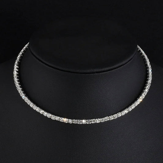 EMESA HOME Rhinestone Choker Necklaces: Elegance and Style in Five Captivating Designs - Emesa Home