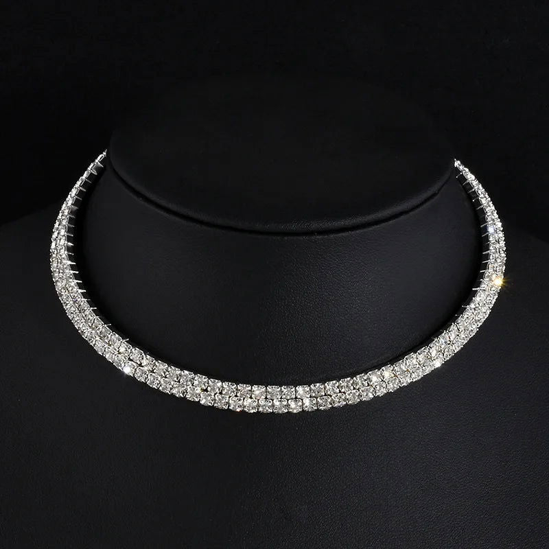 EMESA HOME Rhinestone Choker Necklaces: Elegance and Style in Five Captivating Designs - Emesa Home