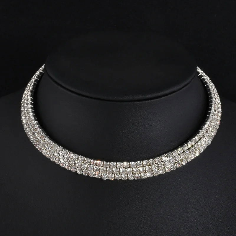 EMESA HOME Rhinestone Choker Necklaces: Elegance and Style in Five Captivating Designs - Emesa Home