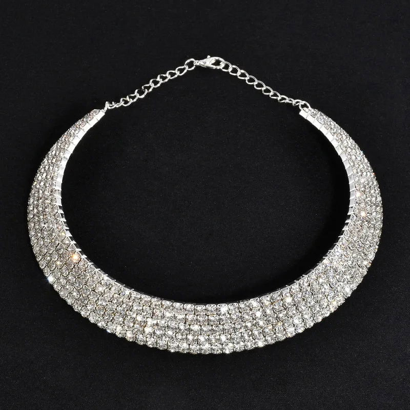 EMESA HOME Rhinestone Choker Necklaces: Elegance and Style in Five Captivating Designs - Emesa Home