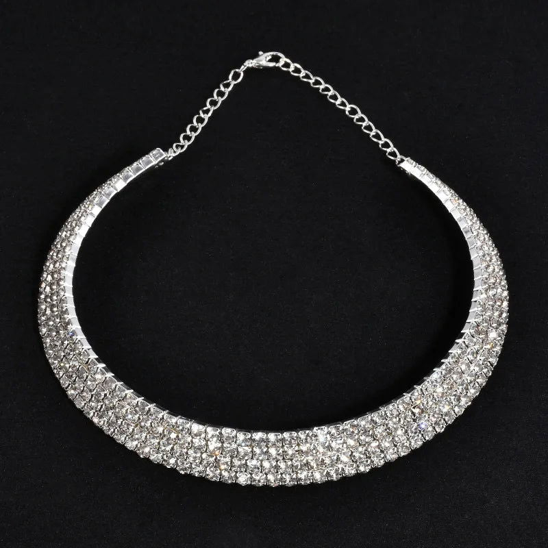 EMESA HOME Rhinestone Choker Necklaces: Elegance and Style in Five Captivating Designs - Emesa Home