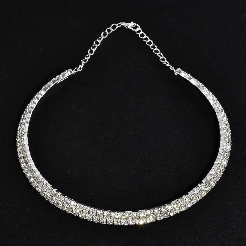 EMESA HOME Rhinestone Choker Necklaces: Elegance and Style in Five Captivating Designs - Emesa Home