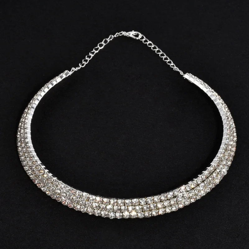 EMESA HOME Rhinestone Choker Necklaces: Elegance and Style in Five Captivating Designs - Emesa Home