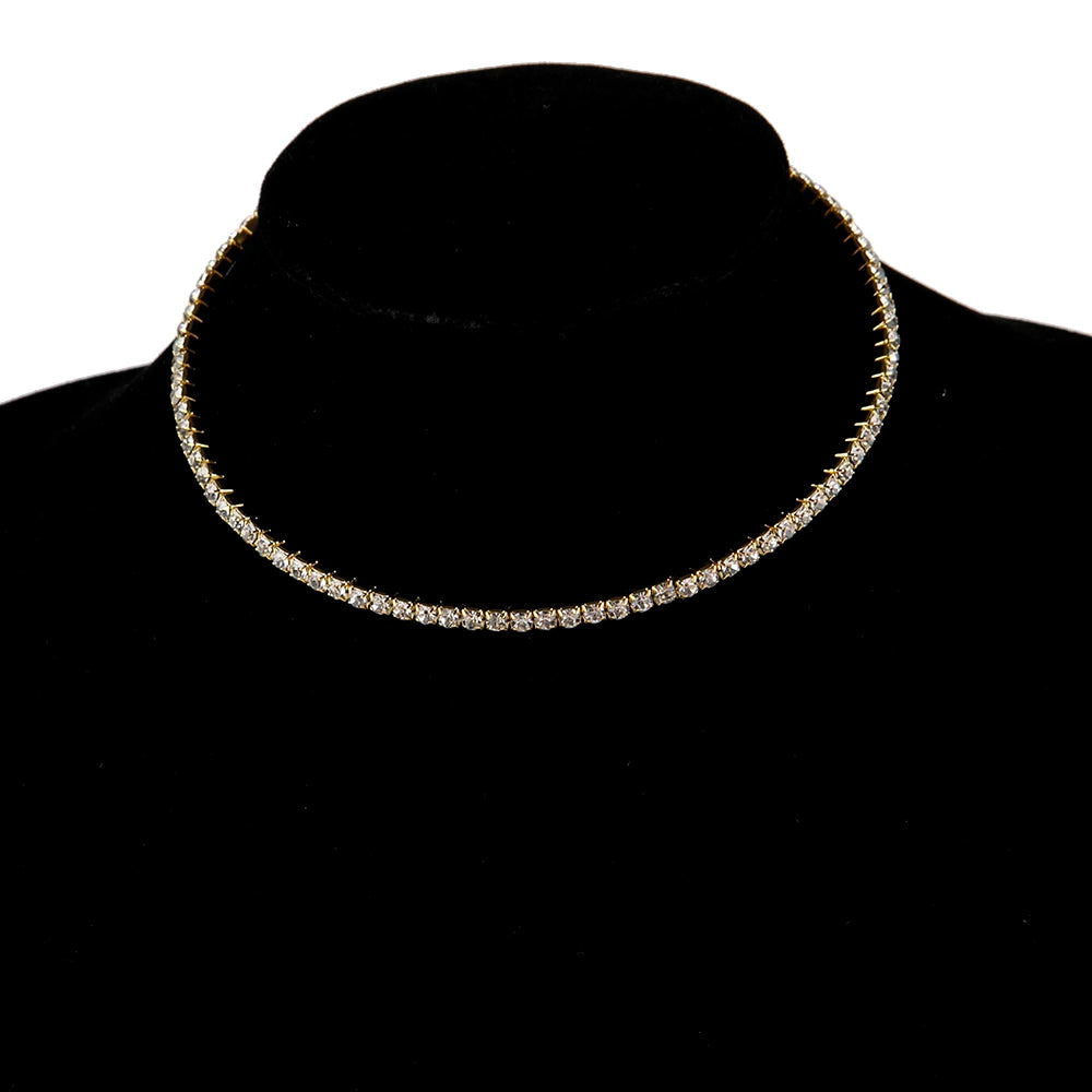 EMESA HOME Rhinestone Choker Necklaces: Elegance and Style in Five Captivating Designs - Emesa Home