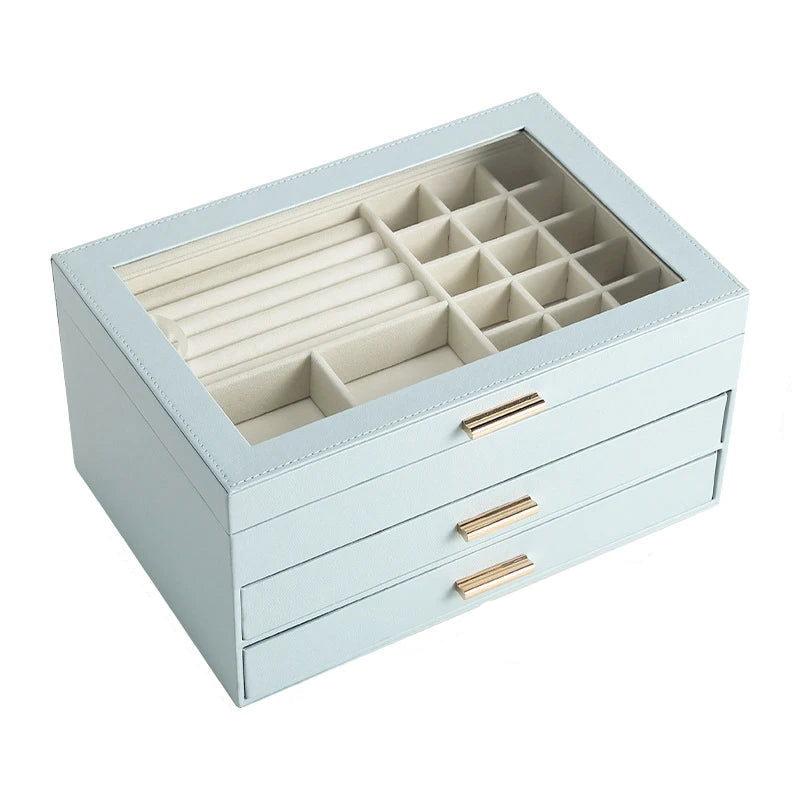 EMESA HOME Size Jewelry Organizer Display Travel Jewelry Case Boxes - Emesa Home