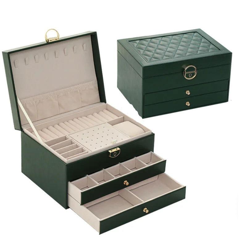 EMESA HOME Size Jewelry Organizer Display Travel Jewelry Case Boxes - Emesa Home