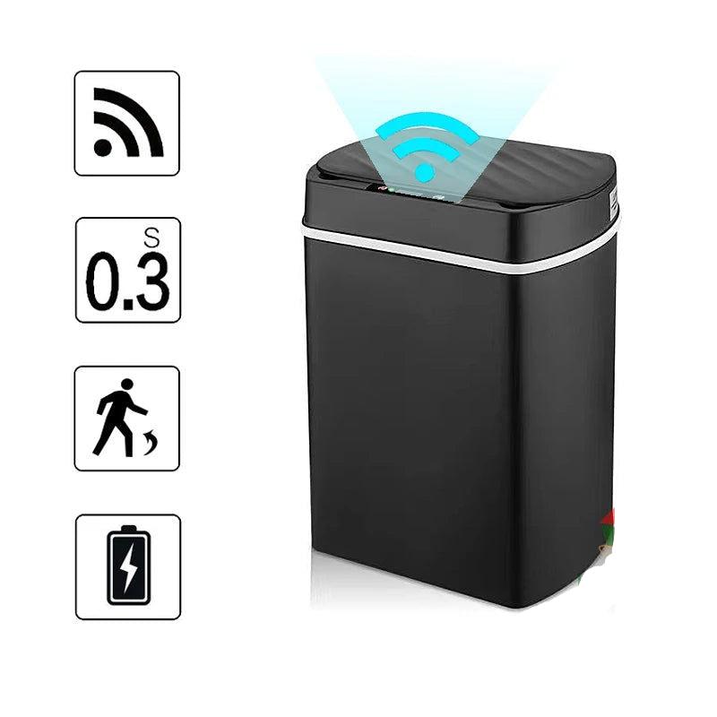 EMESA HOME Smart Trash Can: Automatic Sensor Wastebasket for Kitchen and Bathroom - Emesa Home