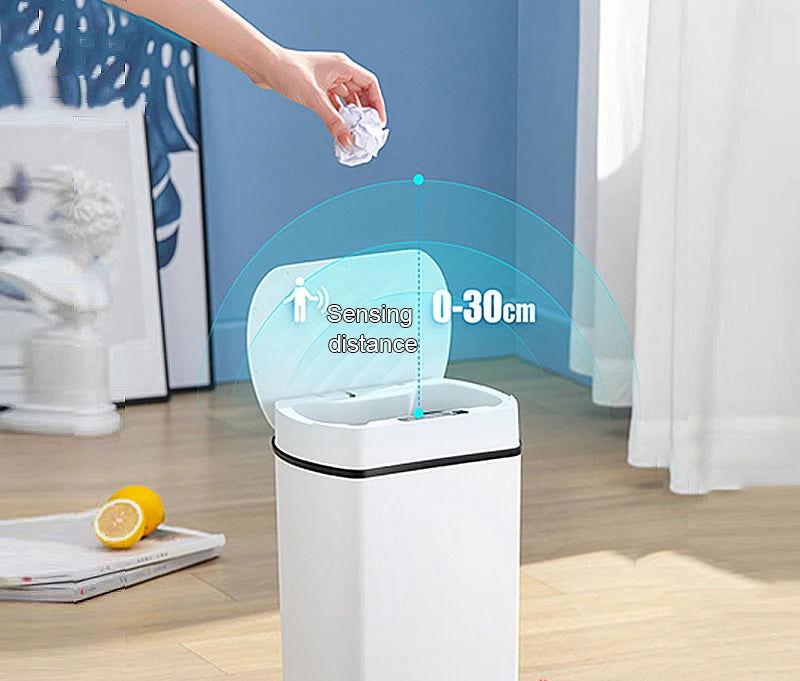 EMESA HOME Smart Trash Can: Automatic Sensor Wastebasket for Kitchen and Bathroom - Emesa Home