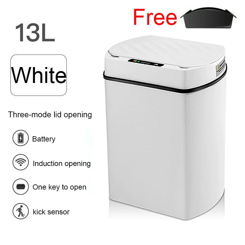 EMESA HOME Smart Trash Can: Automatic Sensor Wastebasket for Kitchen and Bathroom - Emesa Home