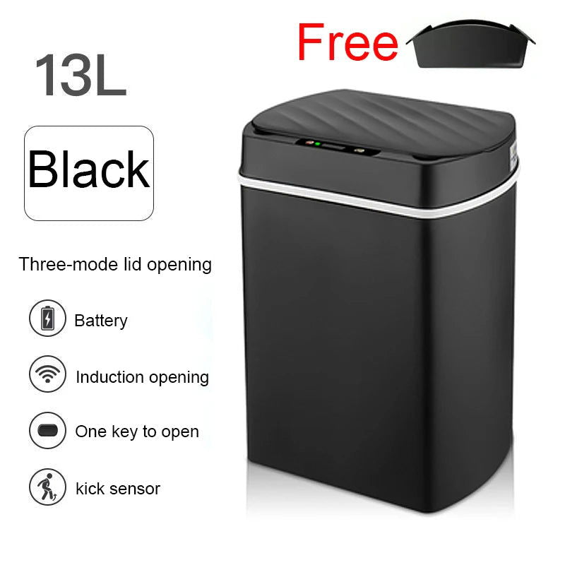 EMESA HOME Smart Trash Can: Automatic Sensor Wastebasket for Kitchen and Bathroom - Emesa Home