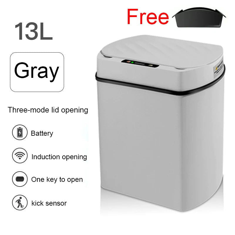 EMESA HOME Smart Trash Can: Automatic Sensor Wastebasket for Kitchen and Bathroom - Emesa Home