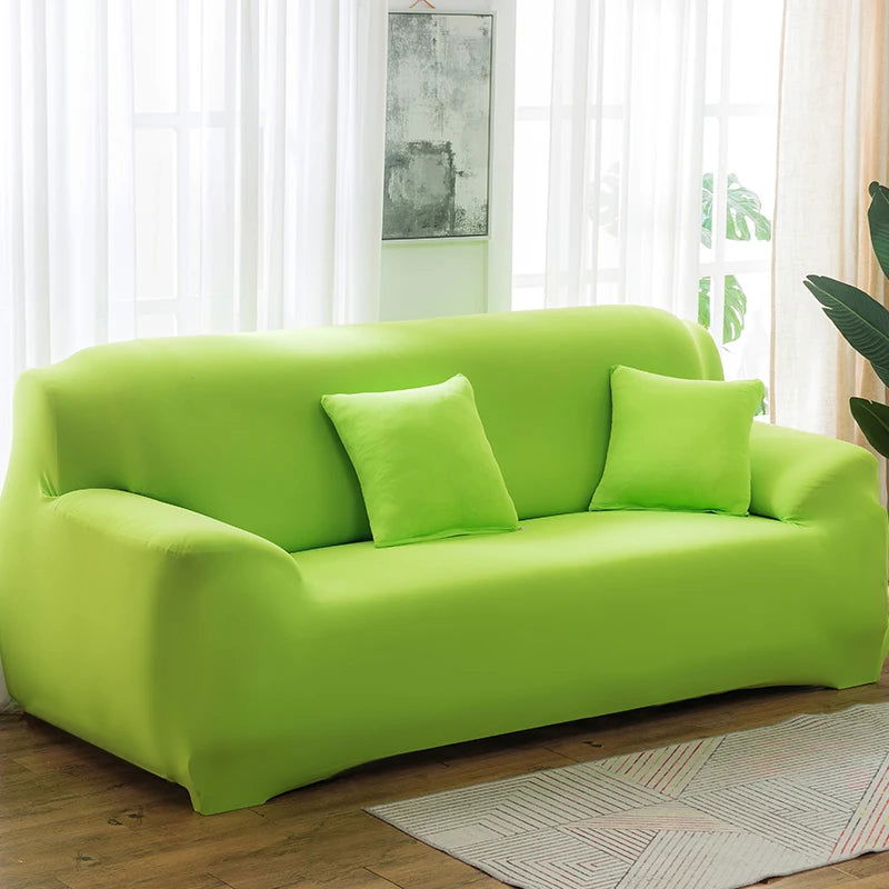 EMESA HOME Solid Color Elastic Sofa Covers for Living Room Spandex Sectional Corner Sofa Slipcovers Couch Chair Cover Funda de sofá - Emesa Home