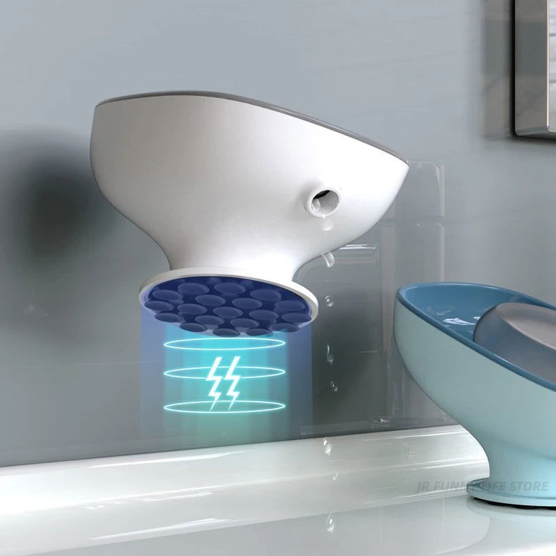 EMESA HOME Super Suction Cup Soap Dish is designed for bathroom and kitchen use. - Emesa Home