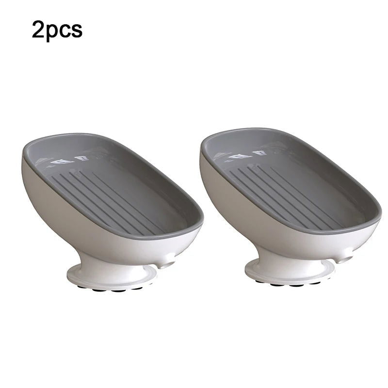 EMESA HOME Super Suction Cup Soap Dish is designed for bathroom and kitchen use. - Emesa Home