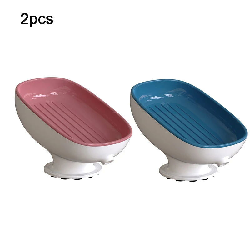 EMESA HOME Super Suction Cup Soap Dish is designed for bathroom and kitchen use. - Emesa Home