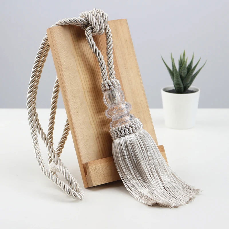 EMESA HOME Tassel Curtain Tieback Rope is a stylish and decorative accessory for your curtains. - Emesa Home