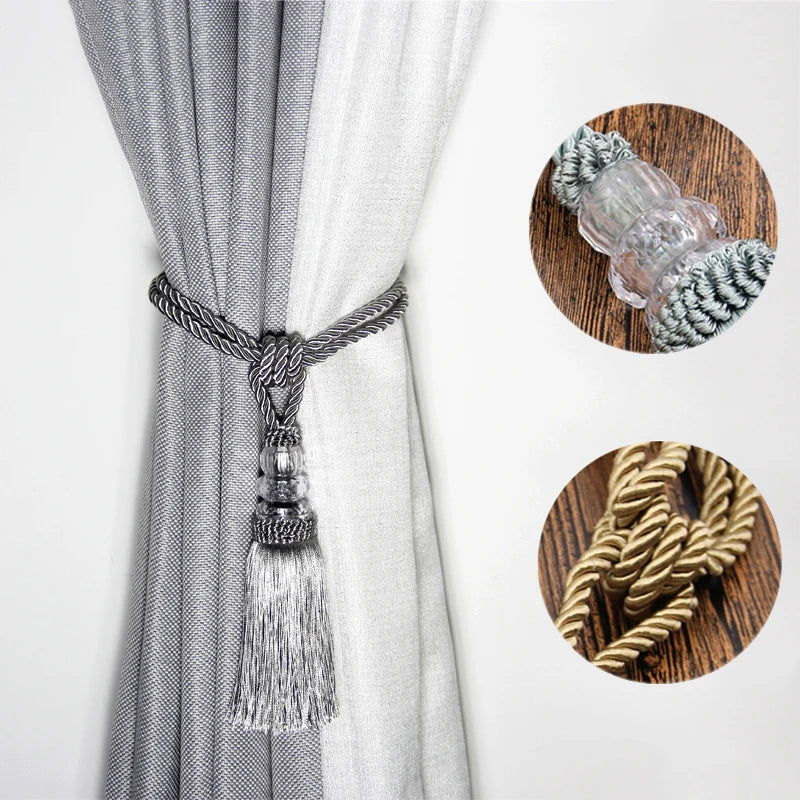 EMESA HOME Tassel Curtain Tieback Rope is a stylish and decorative accessory for your curtains. - Emesa Home