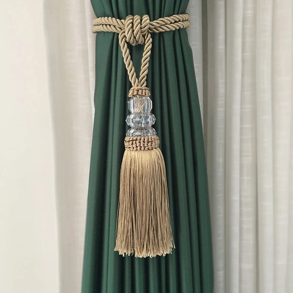 EMESA HOME Tassel Curtain Tieback Rope is a stylish and decorative accessory for your curtains. - Emesa Home