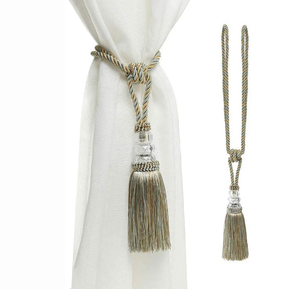 EMESA HOME Tassel Curtain Tieback Rope is a stylish and decorative accessory for your curtains. - Emesa Home