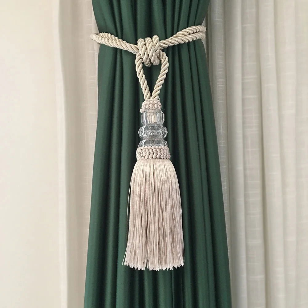 EMESA HOME Tassel Curtain Tieback Rope is a stylish and decorative accessory for your curtains. - Emesa Home