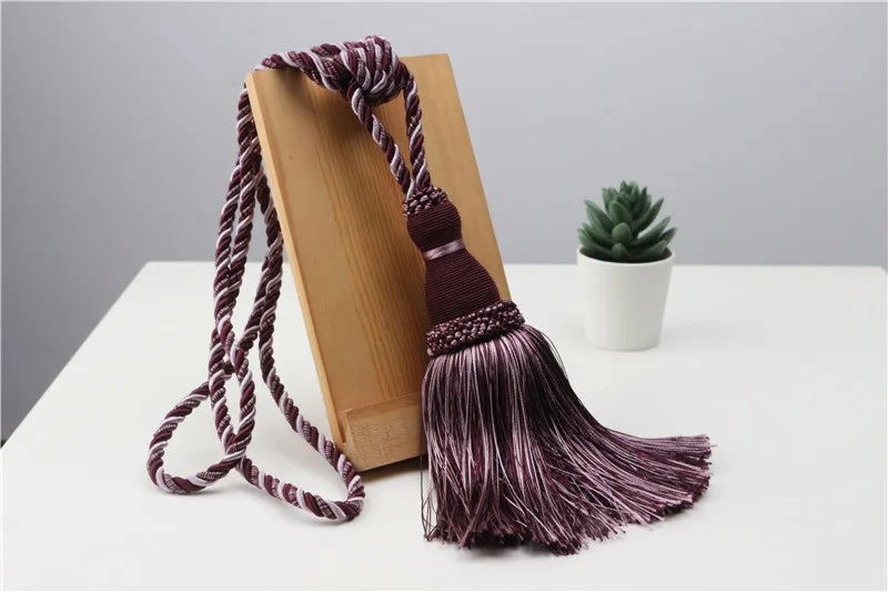 EMESA HOME Tassel Curtain Tiebacks are decorative curtain accessories designed to add a touch of style to your curtains. - Emesa Home