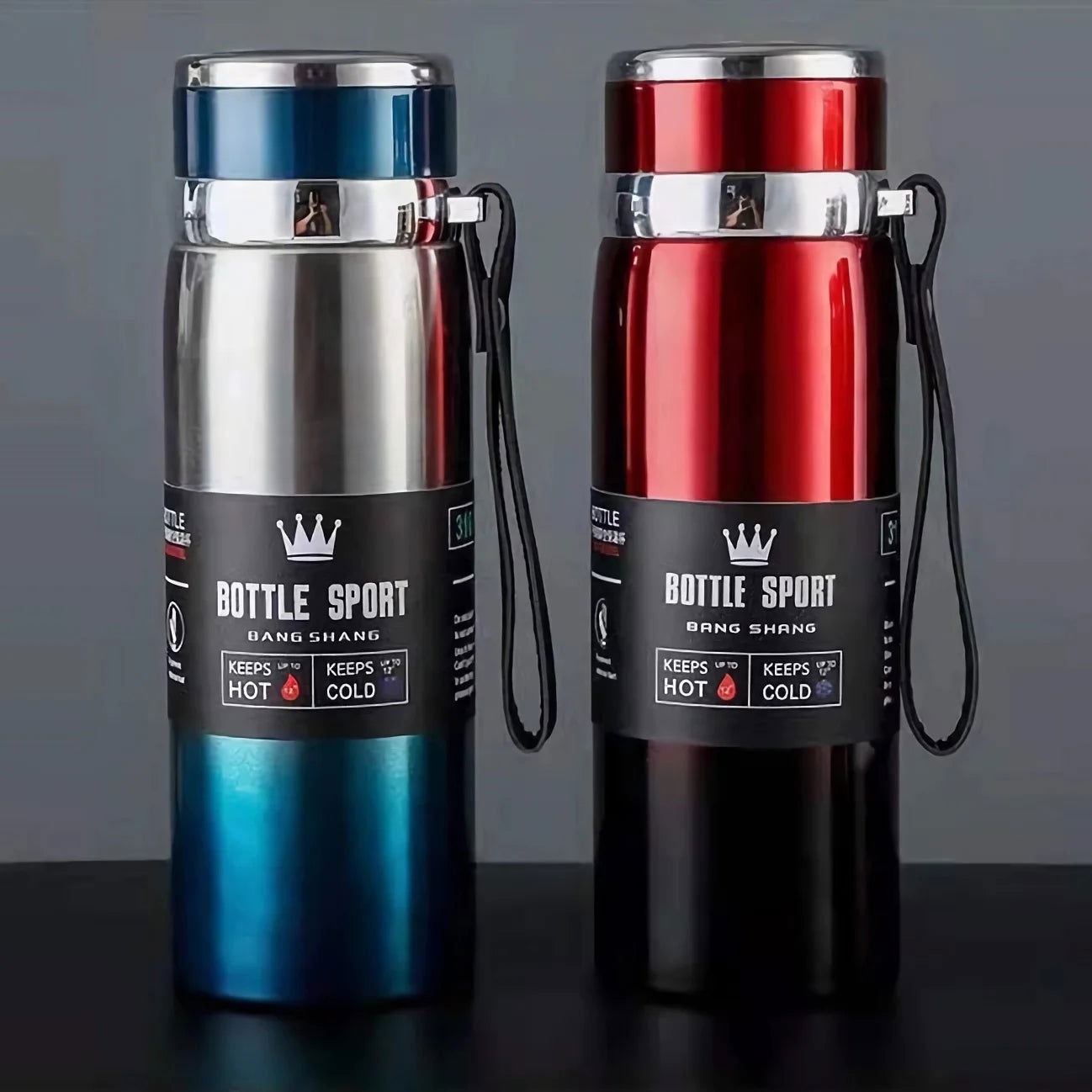 EMESA HOME Thermal Water Bottle Keep Cold and Hot Water Bottle Thermos for Water Tea Coffee Vacuum Flasks Stainless Steel Thermos Bottle - Emesa Home