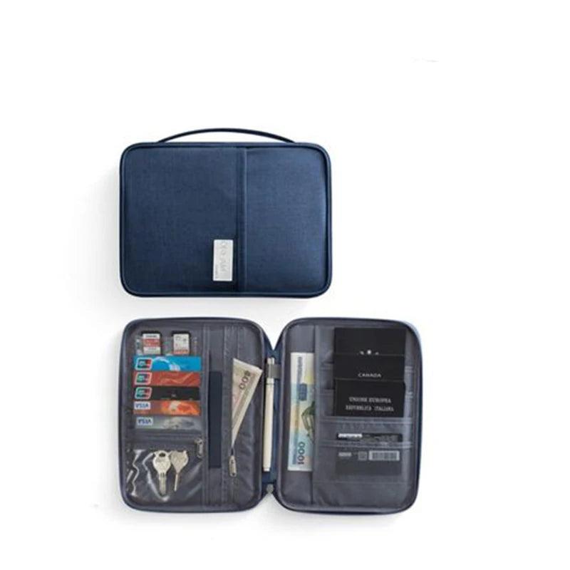 "EMESA HOME Travel Wallet Family Passport Holder: Waterproof Document Organizer and Cardholder - Emesa Home