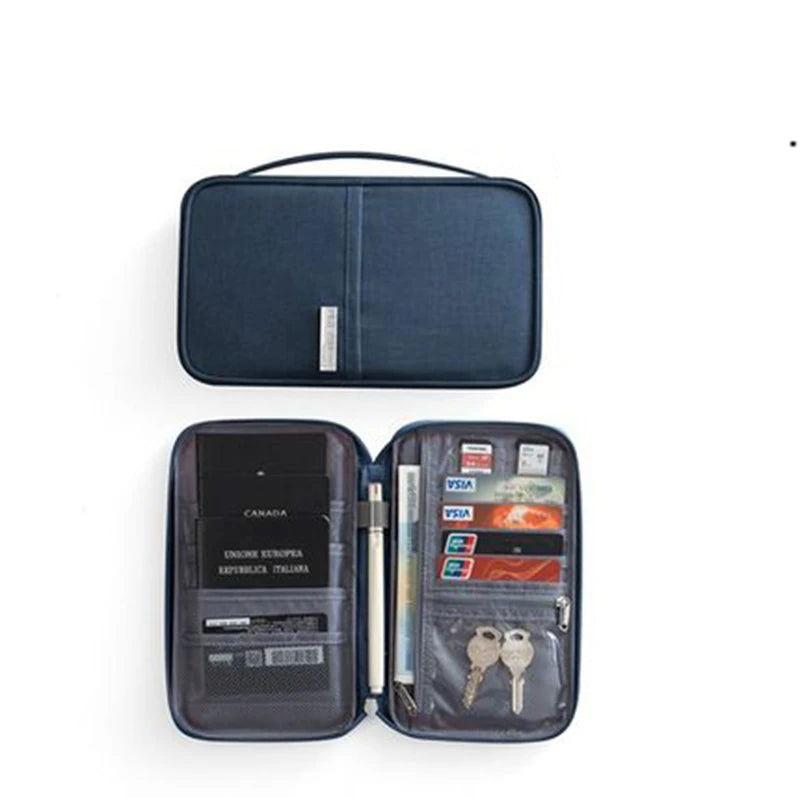 "EMESA HOME Travel Wallet Family Passport Holder: Waterproof Document Organizer and Cardholder - Emesa Home