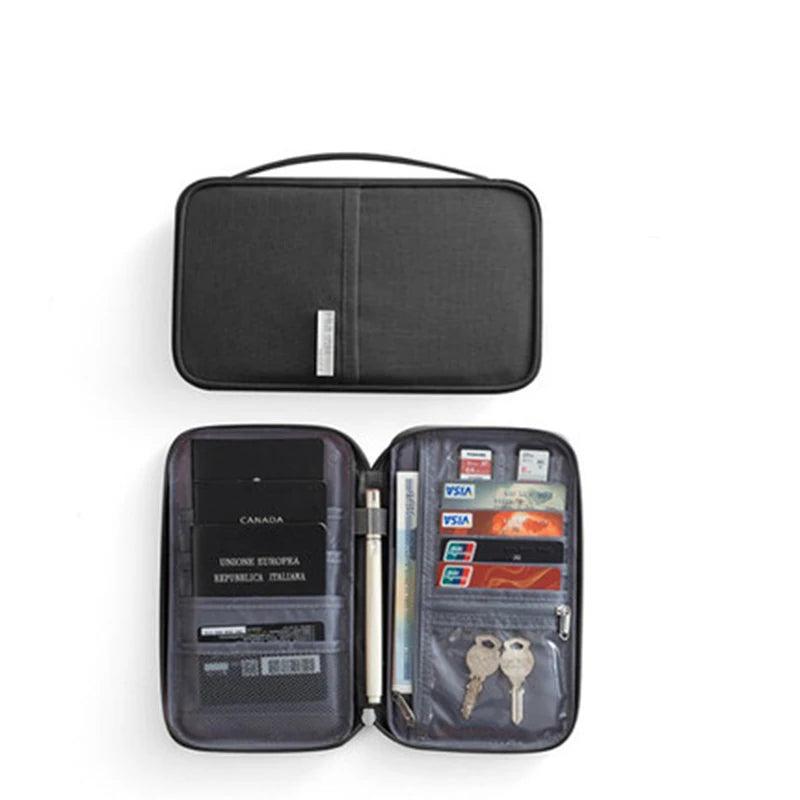 "EMESA HOME Travel Wallet Family Passport Holder: Waterproof Document Organizer and Cardholder - Emesa Home