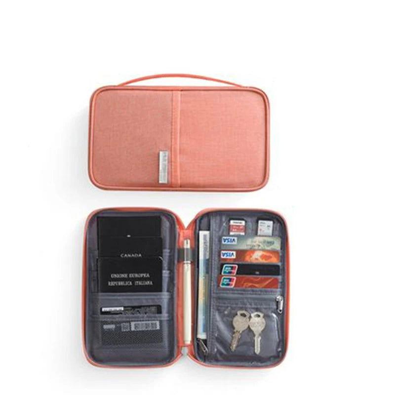 "EMESA HOME Travel Wallet Family Passport Holder: Waterproof Document Organizer and Cardholder - Emesa Home