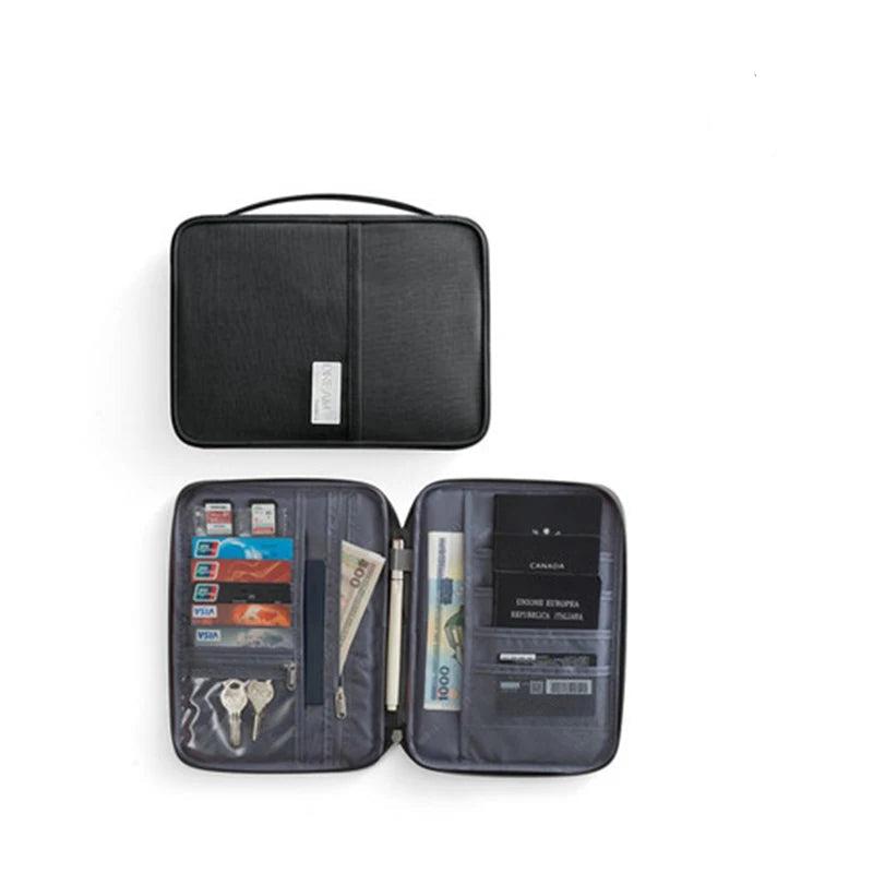 "EMESA HOME Travel Wallet Family Passport Holder: Waterproof Document Organizer and Cardholder - Emesa Home