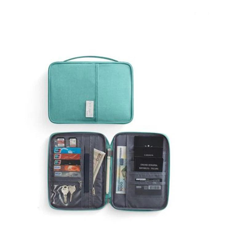 "EMESA HOME Travel Wallet Family Passport Holder: Waterproof Document Organizer and Cardholder - Emesa Home