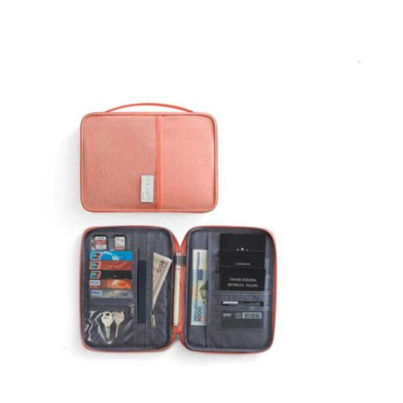 "EMESA HOME Travel Wallet Family Passport Holder: Waterproof Document Organizer and Cardholder - Emesa Home