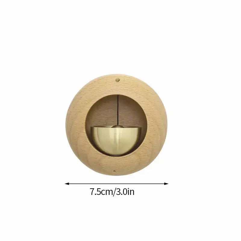 EMESA HOME Wooden Doorbell: Japanese Bird Bell Wind Chime for Aesthetic Home Décor - Emesa Home