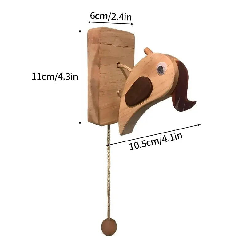 EMESA HOME Wooden Doorbell: Japanese Bird Bell Wind Chime for Aesthetic Home Décor - Emesa Home