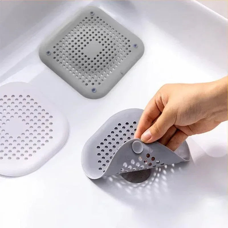 EMESA HOME Hair Filter Sink Anti-Blocking Strainer, Silicone Drain Stopper for Bathtub, Shower, and Kitchen - EMESA HOME™