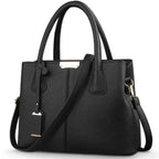 EMESA HOME Women’s PU Leather Handbag – Large Square Tote, Fashion Shoulder Crossbody Bag, Casual Ladies Purse - EMESA HOME™