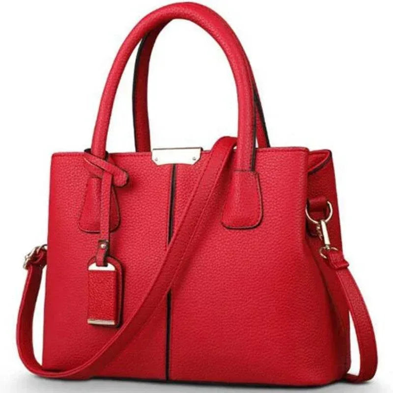 EMESA HOME Women’s PU Leather Handbag – Large Square Tote, Fashion Shoulder Crossbody Bag, Casual Ladies Purse - EMESA HOME™