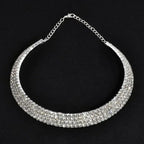 EMESA HOME Rhinestone Choker Necklace – Women’s Statement Collar with Imitation Pearls Styles - EMESA HOME™