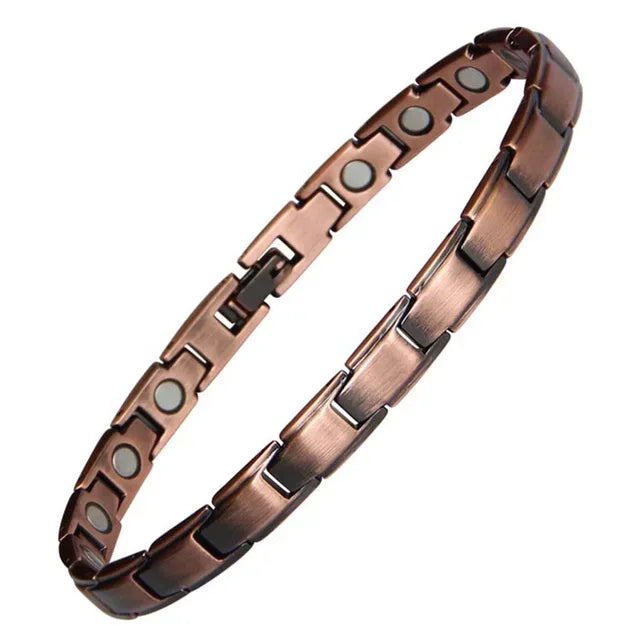 EMESA HOME Pure Copper Magnetic Bracelet – Stylish Link Chain Bangle for Men & Women Jewelry - Emesa Home