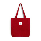 EMESA HOME Corduroy Canvas Tote Bag – Casual Reusable Shoulder Handbag for Women - EMESA HOME™