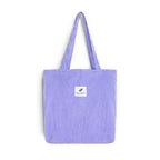 EMESA HOME Corduroy Canvas Tote Bag – Casual Reusable Shoulder Handbag for Women - EMESA HOME™