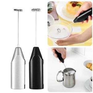 EMESA HOME Battery Handheld Egg Beater Froth Mixer, Automatic Coffee Milk Foaming Whisk, Kitchen Tool
