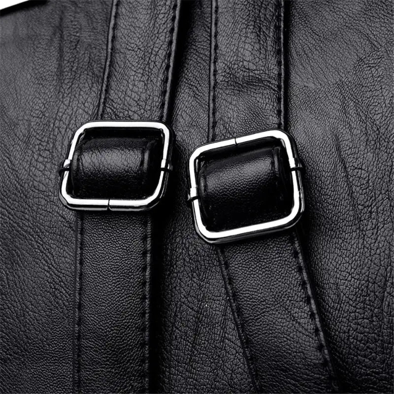 EMESA HOME Luxury Women’s Leather Backpack – Soft Leather Shoulder Bag for Women & Teenage Girls, School & Everyday Use